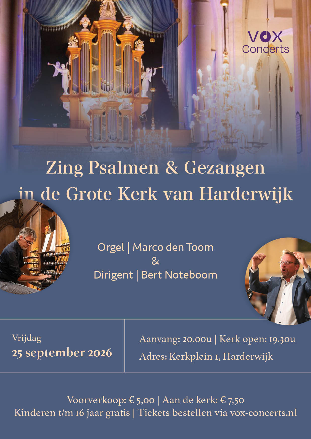 25 september '26 | Zing Psalmen & Gezangen in de Grote Kerk van Harderwijk